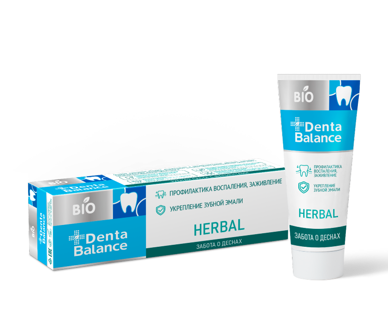 Denta Balance Herbal зубная паста Лечебные травы